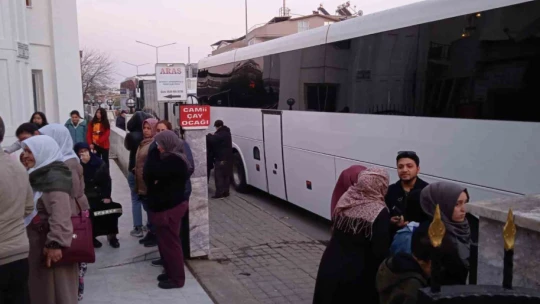 Aydınlı umreciler kutsal topraklara uğurlandı