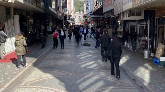 Aydınlılar kış mevsiminde baharı yaşıyor