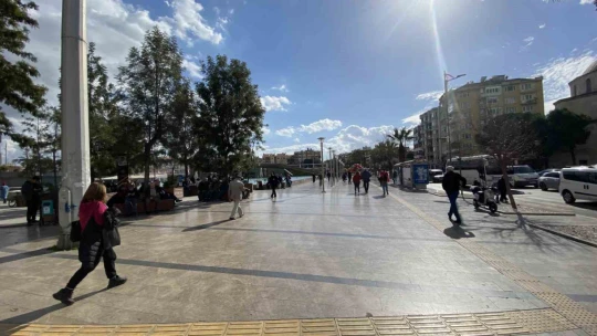 Aydınlılar kış mevsiminde baharı yaşıyor