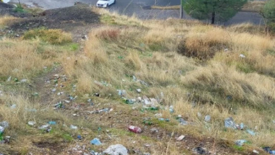Aytepe Varyantı gelişigüzel atılan çöpler nedeniyle çöplüğe döndü