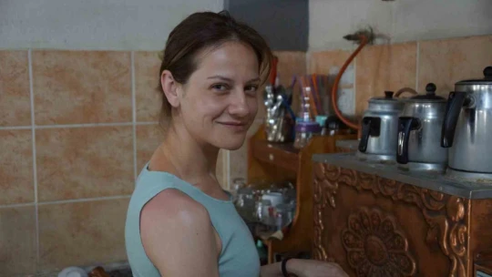 Azmiyle önyargıları yıkan genç kadın, köy kahvesini eski günlerine kavuşturdu