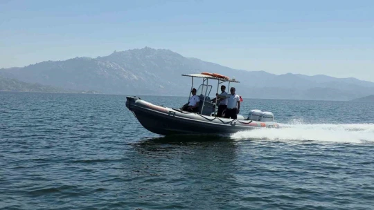 Bafa Gölü'nde su ürünleri denetimi yapıldı