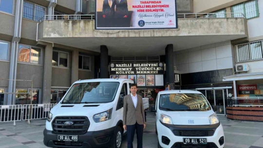 Bakanlıktan Nazilli Belediyesi'ne araç hibesi