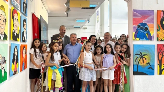 Başak Koleji Karma Resim Sergisi sanatseverlerle buluştu