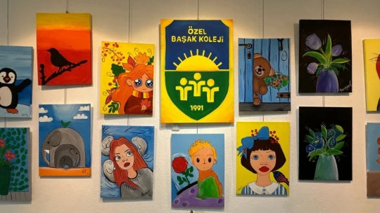 Başak Koleji Karma Resim Sergisi sanatseverlerle buluştu