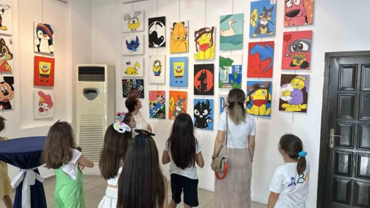 Başak Koleji Karma Resim Sergisi sanatseverlerle buluştu