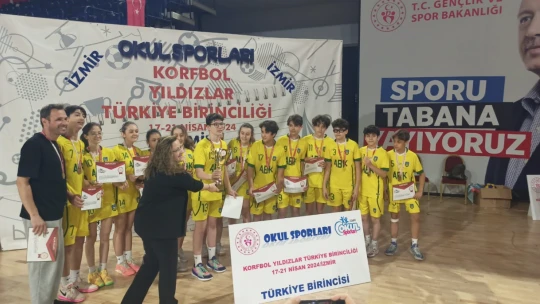 Başak Koleji Korfbol Takımı Türkiye Şampiyonu oldu