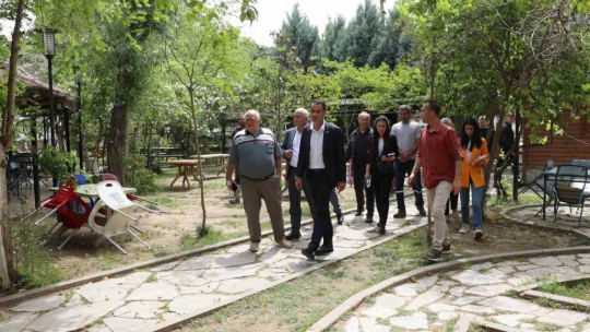 Başkan Arıcı proje alanlarında inceleme yaptı