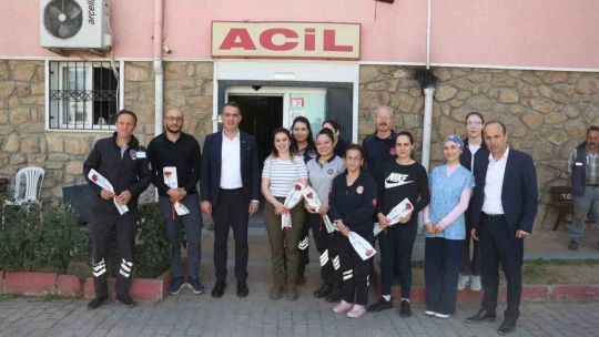 Başkan Arıcı, sağlık çalışanlarını unutmadı