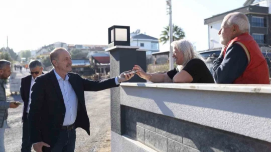 Başkan Atabay çalışmaları yerinde denetledi