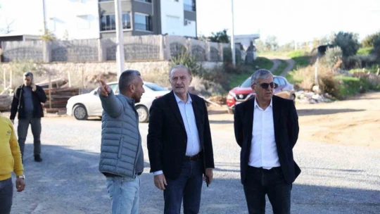 Başkan Atabay çalışmaları yerinde denetledi