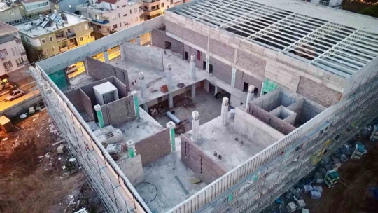 Başkan Atabay, Didim Kültür Merkezi inşaatını yerinde inceledi