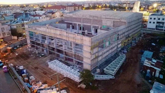 Başkan Atabay, Didim Kültür Merkezi inşaatını yerinde inceledi