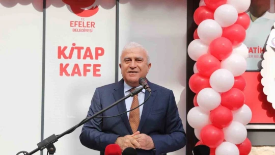 Başkan Atay 16'ıncı Kitap Kafe'yi hizmete açtı