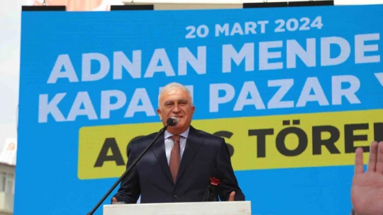Başkan Atay, Adnan Menderes Kapalı Pazar Yeri'ni hizmete açtı