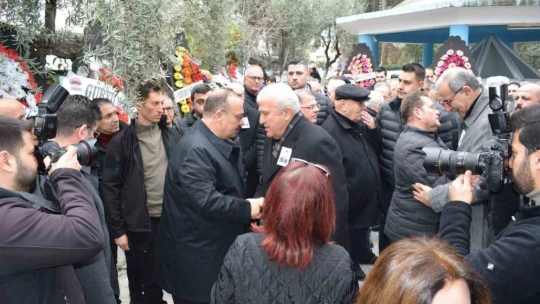 Başkan Atay'ın ağabeyi son yolculuğuna uğurlandı.