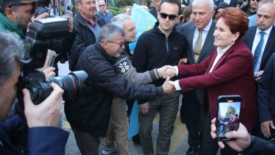 Başkan Atay, İYİ Parti Genel Başkanı Akşener'i ağırladı