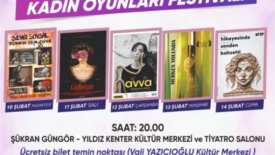 Başkan Çerçioğlu Aydınlıları 'Kadın Oyunları Festivali' ile buluşturacak
