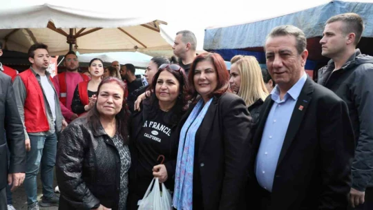 Başkan Çerçioğlu, Efekent pazarında vatandaşlarla bir araya geldi