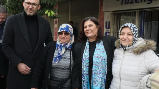 Başkan Çerçioğlu Germencik Pazarı'nda vatandaşlarla buluştu
