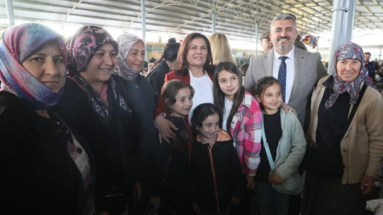 Başkan Çerçioğlu İncirliova'da vatandaşlarla buluştu