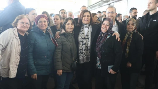 Başkan Çerçioğlu Kuyucak'ta vatandaşlarla buluştu