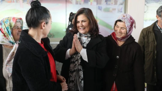 Başkan Çerçioğlu Kuyucak'ta vatandaşlarla buluştu