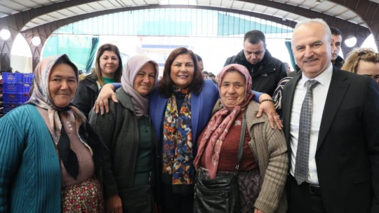 Başkan Çerçioğlu'na Çine'de yoğun ilgi