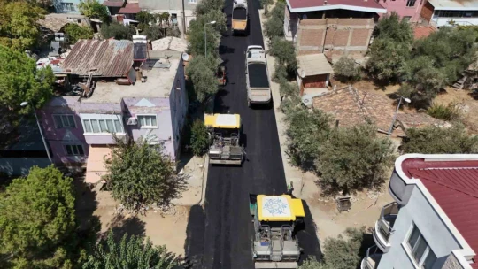 Başkan Çerçioğlu'ndan Buharkent'te yol hamlesi