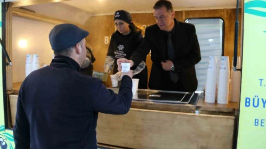 Başkan Çerçioğlu'ndan Yenipazarlılara iç ısıtan ikram