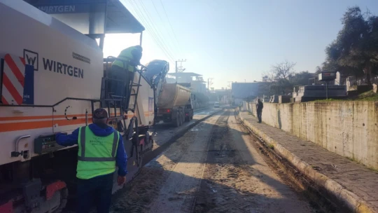 Başkan Çerçioğlu Söke'nin yollarını yeniliyor