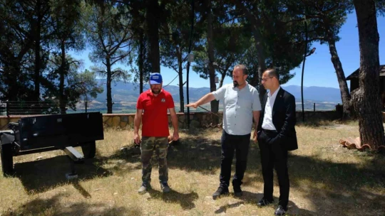 Başkan Doğanca, Granbaşı Mesire Alanı'ndaki çalışmaları yerinde inceledi