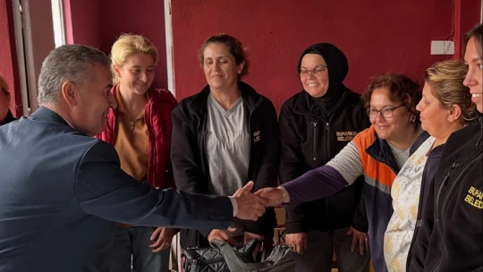 Başkan Erol belediye işçileri ile buluştu