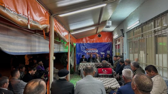 Başkan Erol, Feslek ve Gelenbe Mahalle sakinleri ile bir araya geldi