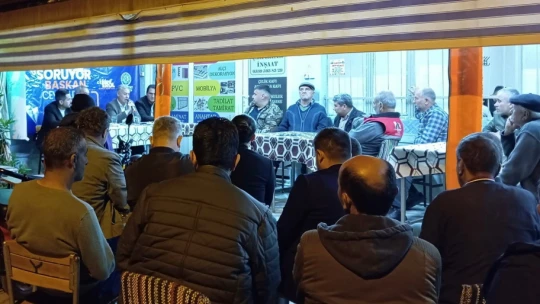 Başkan Erol, Feslek ve Gelenbe Mahalle sakinleri ile bir araya geldi