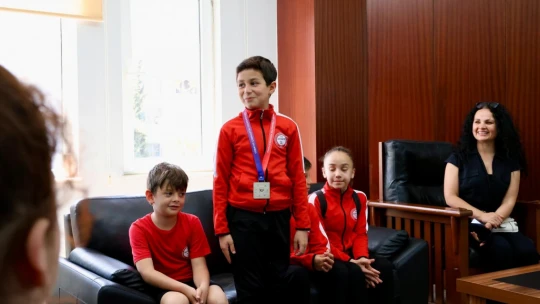 Başkan Gençay, Didimli milli sporcuları ağırladı