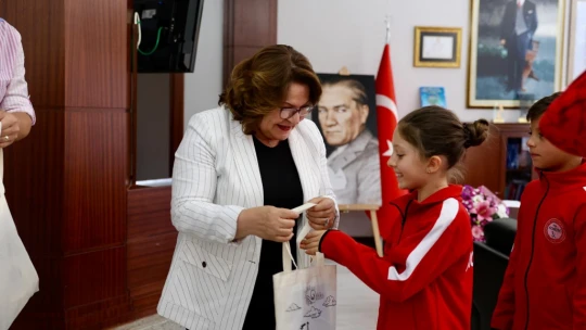 Başkan Gençay, Didimli milli sporcuları ağırladı
