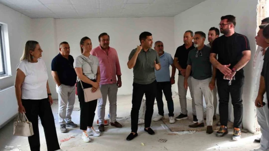 Başkan Günel Çocuk Bakım Evi ve Kadın Danışma Merkezi'nde incelemelerde bulundu