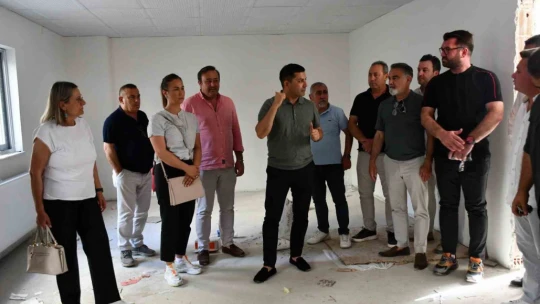 Başkan Günel Çocuk Bakım Evi ve Kadın Danışma Merkezi'nde incelemelerde bulundu