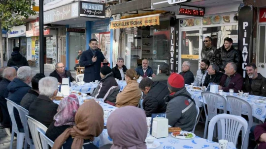 Başkan Günel esnaf buluşmalarına devam ediyor