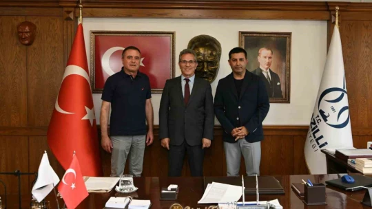 Başkan Günel, Nazilli Belediye Başkanı tetik ile görüştü