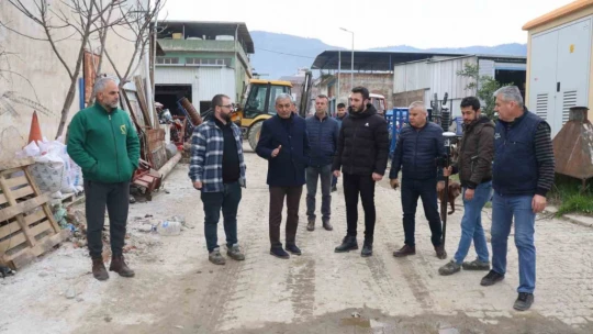Başkan Kaplan 'Sanayi esnafımızın çilesini bitiriyoruz'