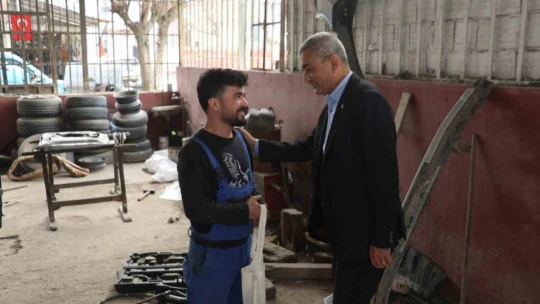 Başkan Kaplan sanayi esnafıyla buluştu