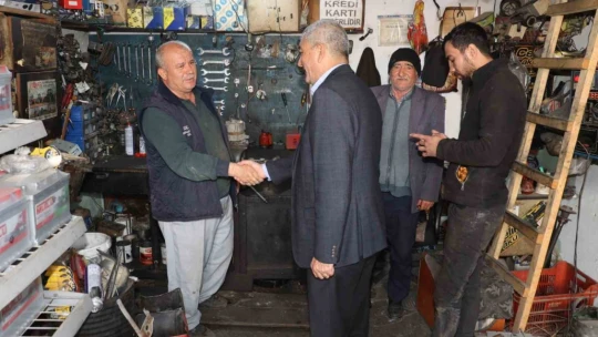 Başkan Kaplan sanayi esnafıyla buluştu