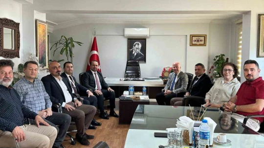 Başkan Kararslan, İl Sağlık Müdürü Şenkul'u ağırladı