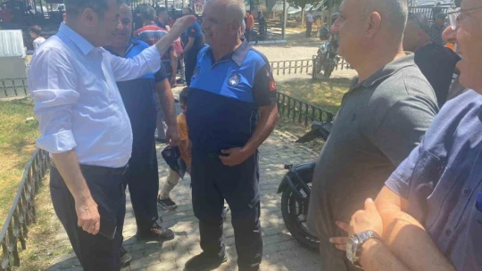 Başkan Künkcü hayvan pazarına indi