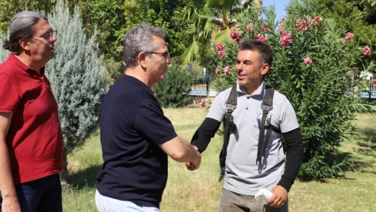 Başkan Tetik, Nazilli'de devam eden çalışmaları yerinde inceledi