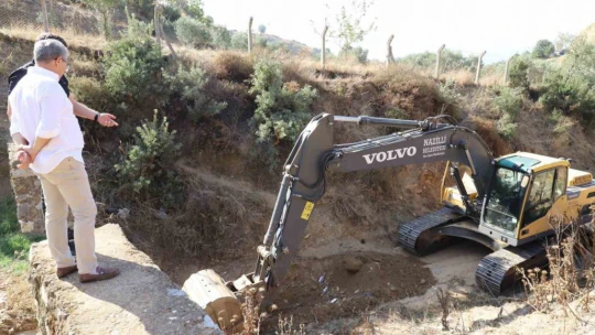 Başkan Tetik, Pınarbaşı'ndaki su baskını sorununa el attı