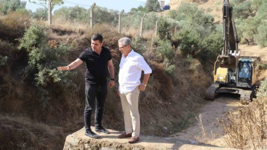 Başkan Tetik, Pınarbaşı'ndaki su baskını sorununa el attı