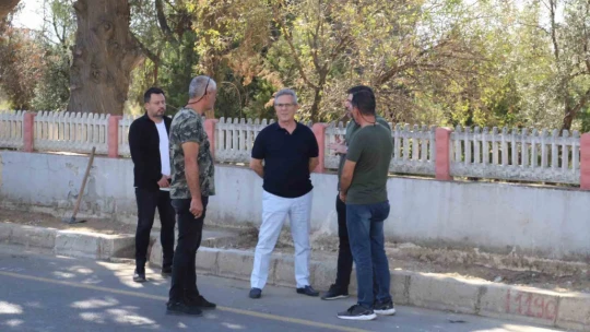 Başkan Tetik saha çalışmalarını yerinde inceledi